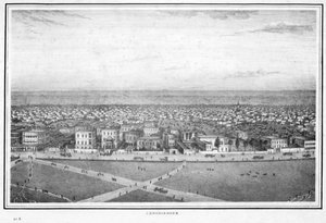 Chowringhee, Calcutta, India, c1840s