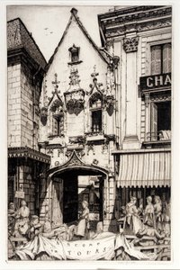 A Scene in Tours by Frederick G. Hall