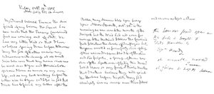 Letter by Admiral Lord Nelson to Lady Hamilton by Frederick George Netherclift