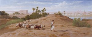 A Goat Herd Near Cairo
