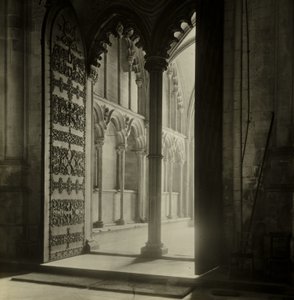 Ely Cathedral: Galilee Porch from Nave