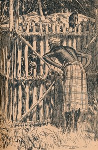 Illustration to Skeats Fables and Folk Tales from An Eastern Forest