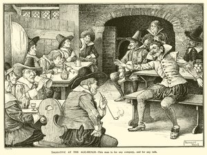 Talkative at the Ale-Bench by Frederick Hurten Rhead