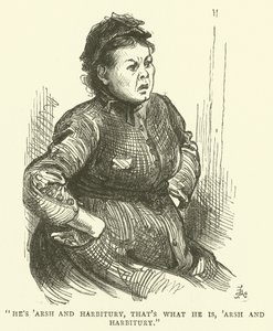 A Woman Angry at Being Summoned to a Meeting with a School Board Official Regarding Her Failure to Send Her Son to School