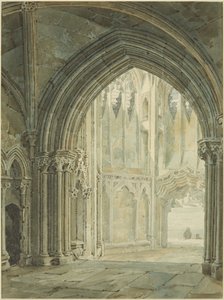 Interior of North Porch of St Mary Redcliffe