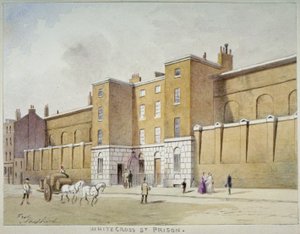 View of Whitecross Street Prison for debtors, London, c. 1840 by Frederick Napoleon Shepherd