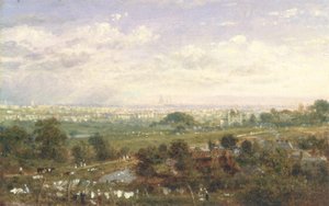 London from Islington Hill, c.1820-30