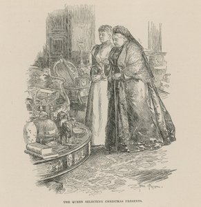 The Queen Selecting Christmas Presents by Frederick Pegram