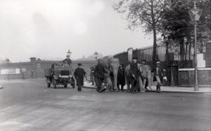 Walking a pair of elephants from the docks in 1923 to ZSL London Zoo, the last time this was ever done by Frederick William Bond