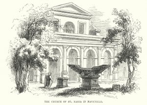 The Church of St Maria in Navicella by Frederick William Fairholt