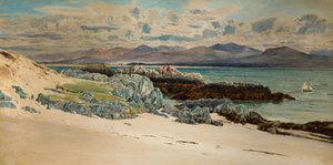 Snowdon And Caernarvon From Llanddwyn Island