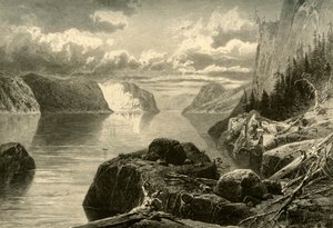 Point Noir, Trinity Rock, and Cape Eternity, Saguenay River
