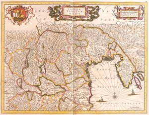 Map of the Venetian territories in Italy by Frederick de Wit