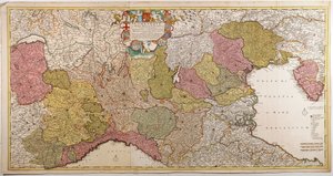 Northern Italy Map by Frederick de Wit