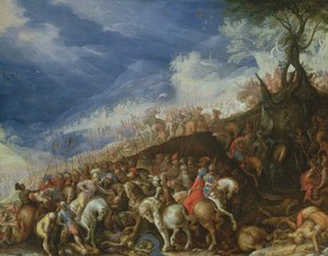 Alexander the Great and His Captains Recover Emperor Darius by Frederick van Valkenborch
