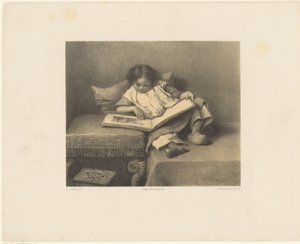 Child with Picture Book by Frederik Hendrik Weissenbruch