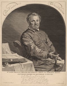 Jacob Cornelius by Frederik Hendrik van den Hove after Cornelis Visscher