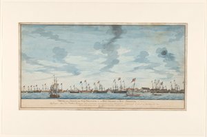 View of the City of Paramaribo by Frederik Jägerschiöld (signed by artist)