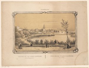 View of Arnhem (Gelderland) by Frederik Lodewijk Huygens