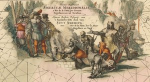 Southern Part of South America, from Rio de la Plata through the Strait of Magellan to Toraltum by Frederik de Wit