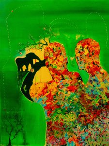 Vibrant Abstract Elephant Dream by Fredrik Olsen