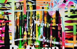 Vibrant Urban Abstract by Fredrik Olsen