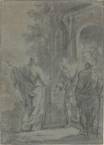 Figures (Christ Calling One of the Apostles?)