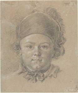 A Boy Wearing a Military Cap
