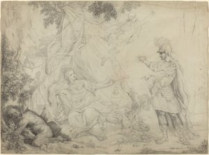 Circe and Ulysses by French 19th Century