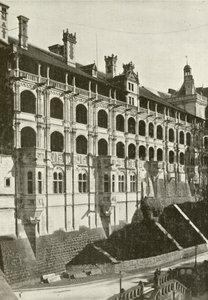 Blois, Facade of Francis I by French Photographer