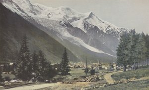 Chamonix, General View by French Photographer