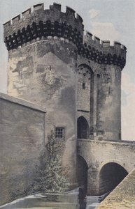 Chartres, Porte Guillaume, Exterior View to the City by French Photographer