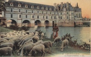 Chenonceaux, Le Château, La Façade Orientale by French Photographer