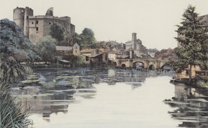 Clisson, General View by French Photographer