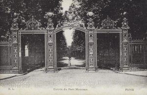 Entrance, Parc Monceau, Paris