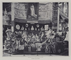 Exhibition of Wares from the Signa Factory, Florence, in the Italian Pavilion at the Exposition Universelle 1900, Paris by French Photographer