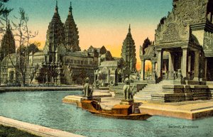 Exposition Coloniale de Marseilles, Palais de Indo-Chine by French Photographer