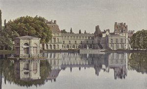 Fontainebleau, Palace, View from the Carp Pond by French Photographer