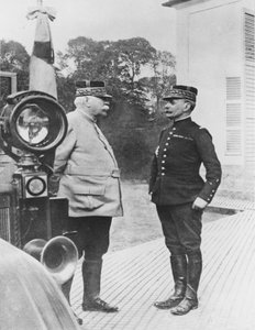 General Joffre and General Foch, 1914