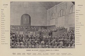 The Commune of Paris, Trial of the Seventeen Principal Members of the Commune, September 2, 1871 by French Photographer