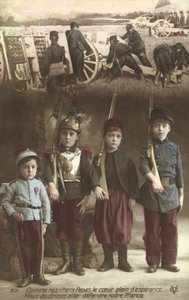 Like our dear fathers, our hearts filled with hope, we want to go and defend our France by French Photographer