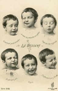 Little Boy Pulling Faces by French Photographer
