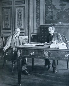 Lloyd George and Aristide Briand by French Photographer