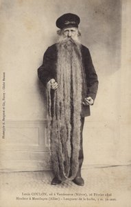 Man with Extremely Long Beard by French Photographer