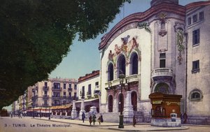 Municipal Theatre, Tunis, Tunisia by French Photographer
