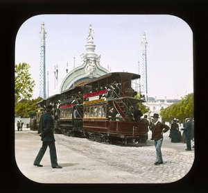 Paris Exposition: Main Entrance Gate, 1900 by French Photographer