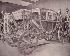 Paris: Royal Carriage, Musee Cluny by French Photographer