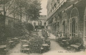 Patio of the Hotel Ritz, Paris by French Photographer