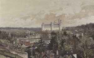 Pierrefonds, General View from the Rock by French Photographer