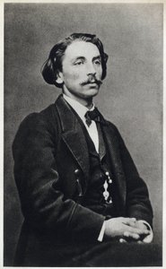 Portrait of Etienne Mallarme dit Stephane Mallarme in 1862, French poet. Photography